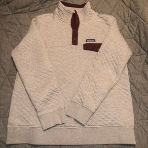 Patagonia organic cotton quilt snap-T pullover